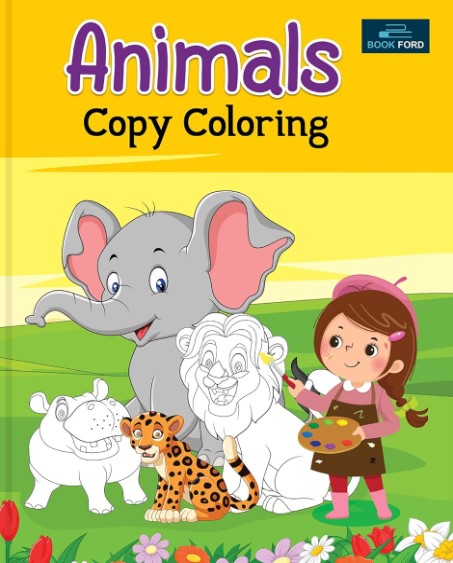 Animals Copy Coloring